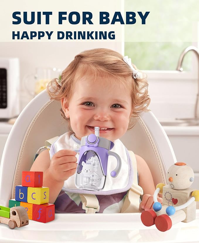 Bunnytoo Baby Sippy Cup with Weighted Straw - Image 4