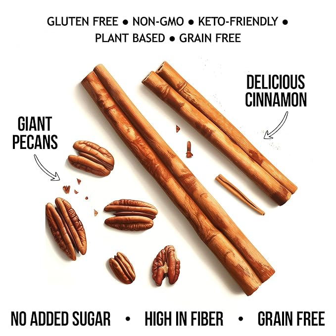 TGB Cinnamon Keto Granola | 1g Net Carb Cereal | Gluten Free Low Carb Nut Snack - Image 2