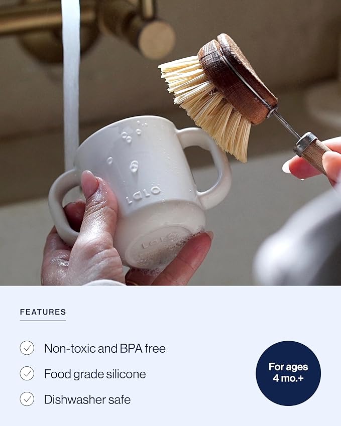 Lalo Little Cup 2-Pack, Non-Toxic Silicone Straw Cup - Image 3