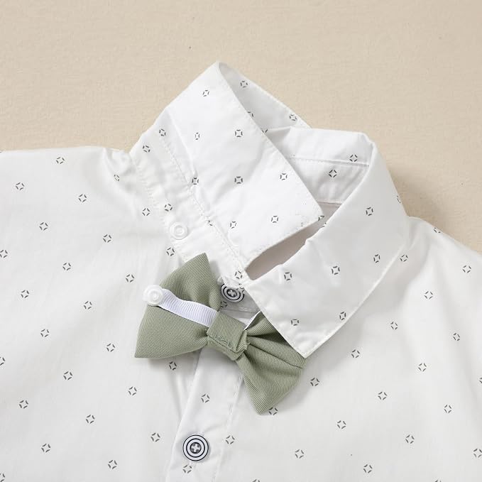 nilikastta Boy Suit Toddler Boy Outfit Boy Dress Shirt - Image 2