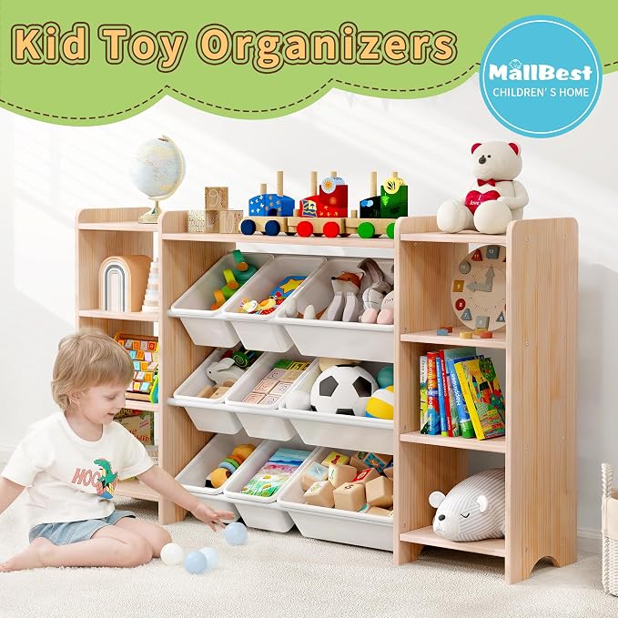 MallBest 4-Tier Kids' Toy Storage Organizer Shelf - Image 4