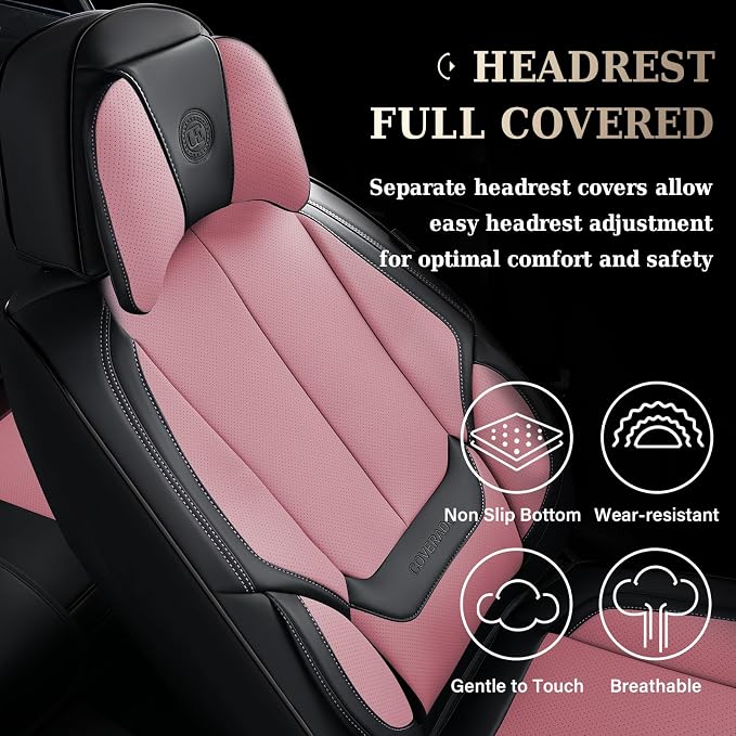 Coverado Universal Seat Covers Full Set, 5 Seats Universal Seat Covers - Image 6