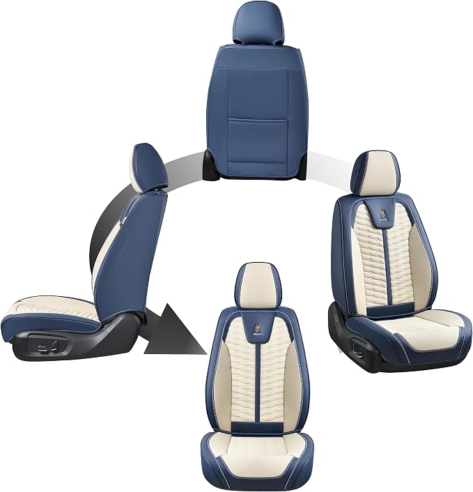 FLORICH Seat Covers for Cars, Seat Covers Full Set 5 Seats, Waterproof Leather - Image 6