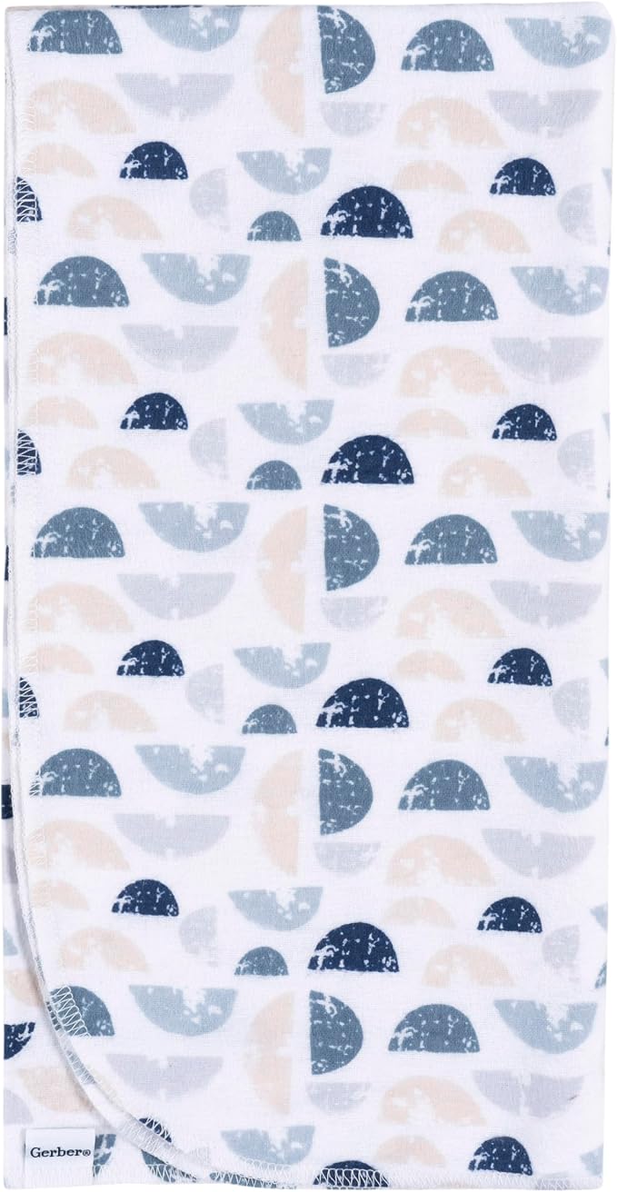 Gerber Unisex Baby 100% Cotton Flannel Receiving Blankets 30x30 Inches - Image 5