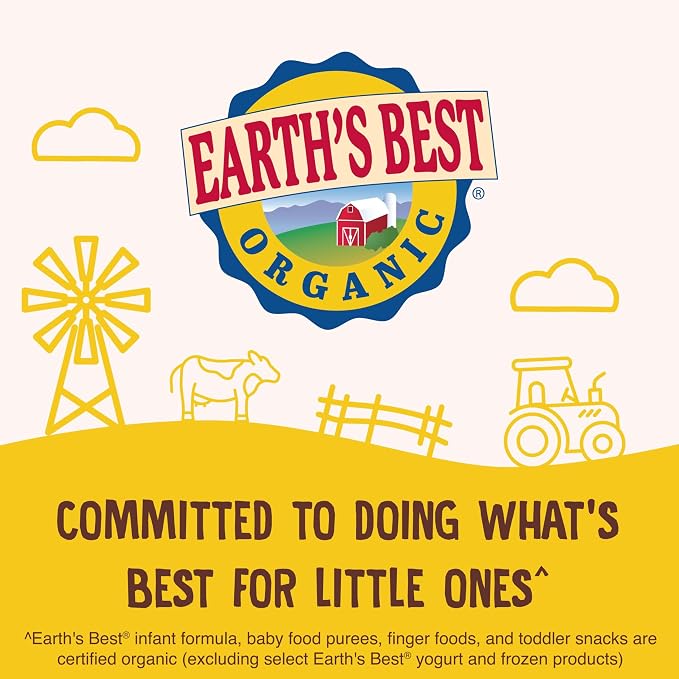 Earth's Best Organic Sensitivity Infant Formula, Babies 0-12 Months, Omega-3 DHA - Image 9