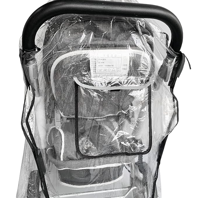 Double Stroller Rain Cover, Rain Cover - Image 3