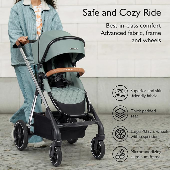 Beberoad Love RX 3-in-1 Baby Stroller - Image 2