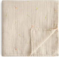 mushie Muslin Baby Swaddle Blanket | 100% Organic Cotton by mushie