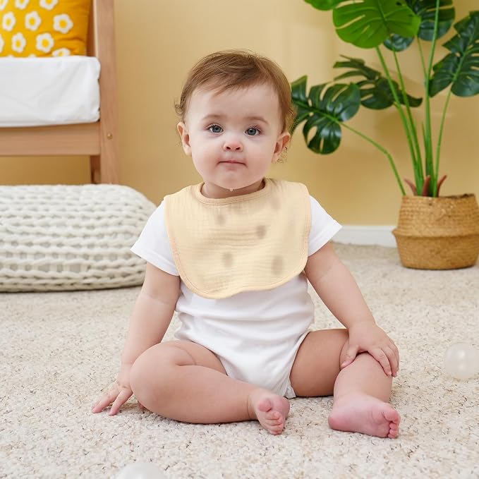 Muslin Baby Bibs Cotton Baby Drool Bandana Bibs - Image 5