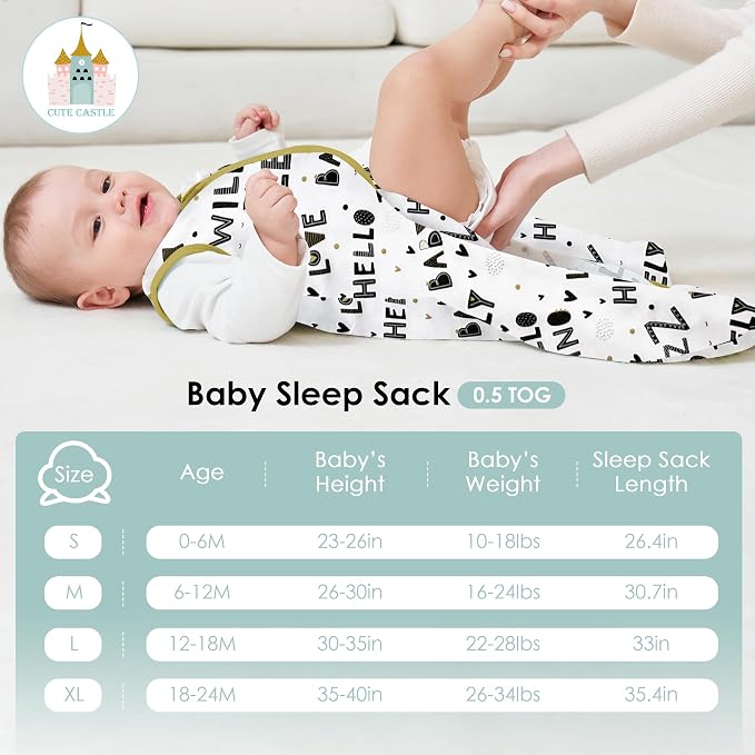 Cute Castle Baby Sleep Sack 12-18 Months - Image 4