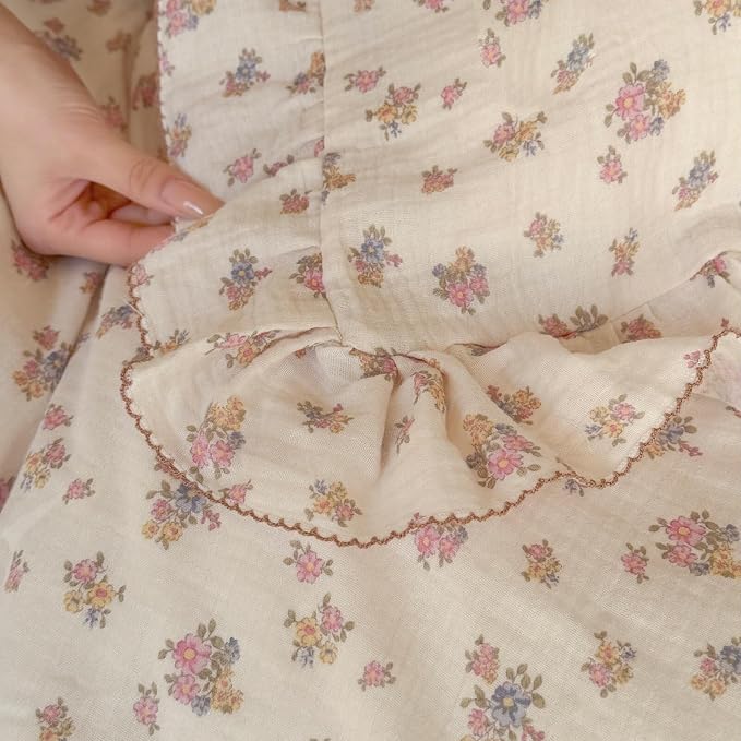 BuLuTu Tuberose Floral Themed Pillow Covers Standard Size - Image 6