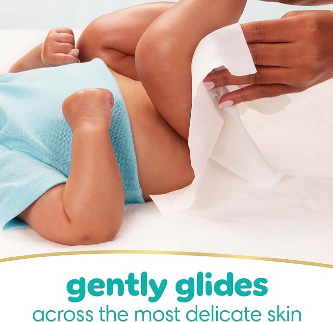 Pampers Baby Wipes Sensitive, Water Based Wipes, Hypoallergenic and Unscented - Image 6