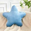 Dusty Blue Star Throw Pillow, Cute Star Pillow Room Decor, Soft 19.6" Star by XVTRU