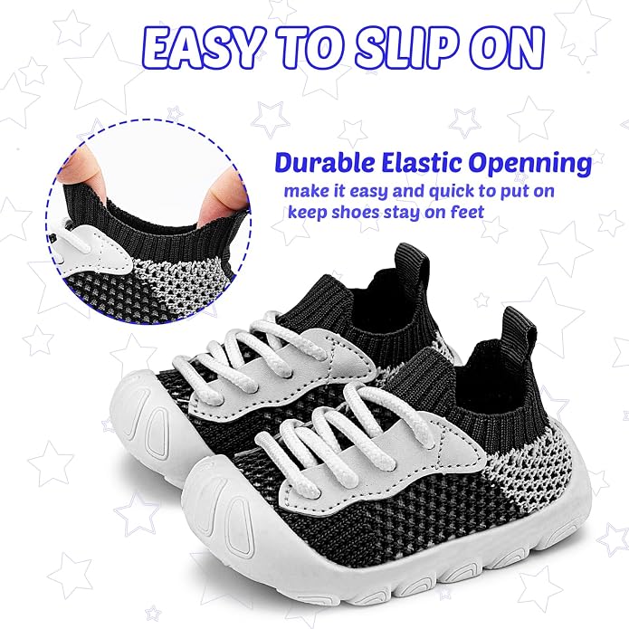 Baby Walking Shoes Toddler Girl Boy Soft Sole Breathable Cotton Canvas Shoes - Image 3