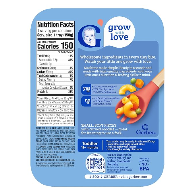 Gerber Mealtime for Toddler Macaroni & Cheese - Image 3