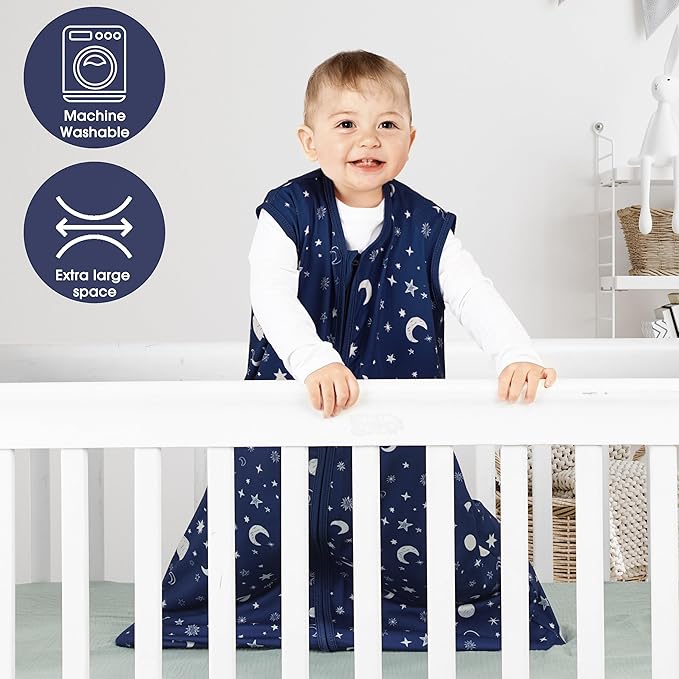 3 Pack Baby Sleep Sack 18-24 Months 100% Rayon Cotton Baby Sleeping Bag 2-Way - Image 4