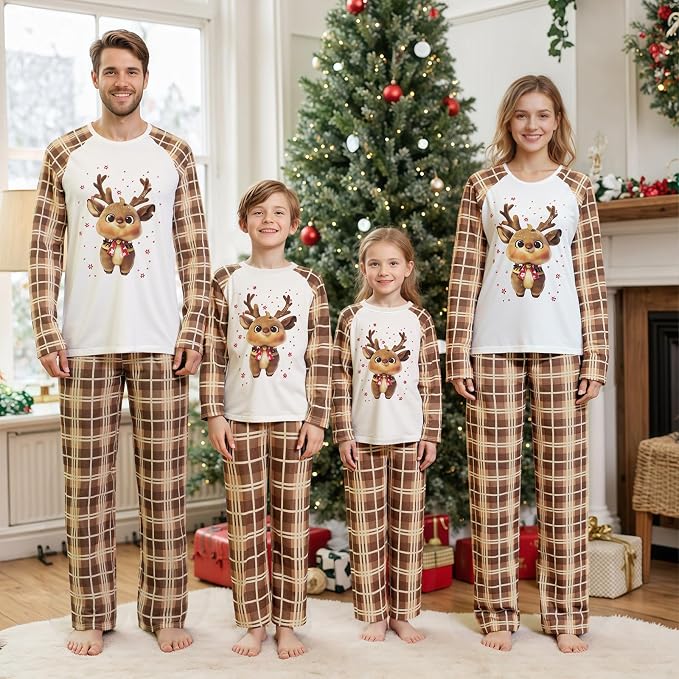 Awoscut Family Christmas Pajamas Matching Pajamas - Image 4