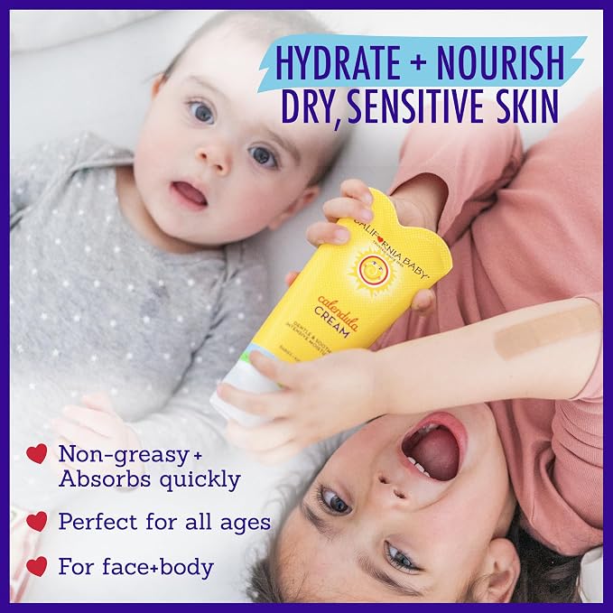 California Baby Calendula Cream | Soothing Baby Cream | Allergy Friendly | - Image 4