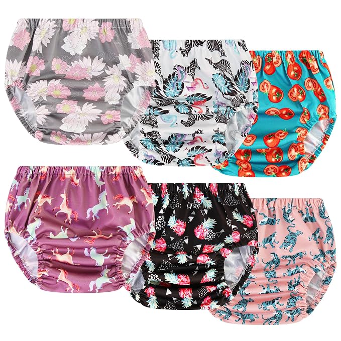 Joyoroy Diaper Covers for Girls Rubber Pants for Toddlers Plastic Diaper Covers by Joyoroy