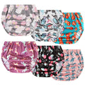 Joyo roy 6Pcs Waterproof Cloth Diaper Cover Reusable Plastic Training Pants by Joyoroy