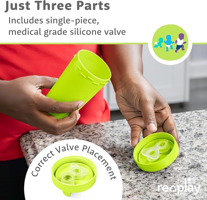 Re-Play Sippy Cups for Toddlers - 10 Oz. Reusable Spill Proof Cups for Kids - Image 8
