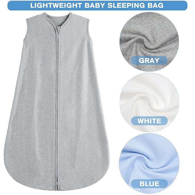 3 Pack Baby Sleep Sack 18-24 Months 100% Rayon Cotton Baby Sleeping Bag 2-Way - Image 4