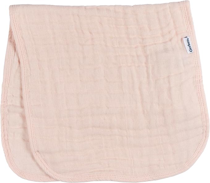 Gerber Baby Unisex Muslin Burp Cloths 6-Pack, Large Size 20" x 10" - Image 5