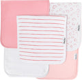 5-Pack Organic Cotton Burp Cloths – Large, Ultra-Soft 3-Layer Towels by KiddyStar%C2%AE