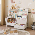 Kids Bookshelf and Toy Storage Organizer, Kids Bookcase Montessori 3 Tier Baby by Ollieroo