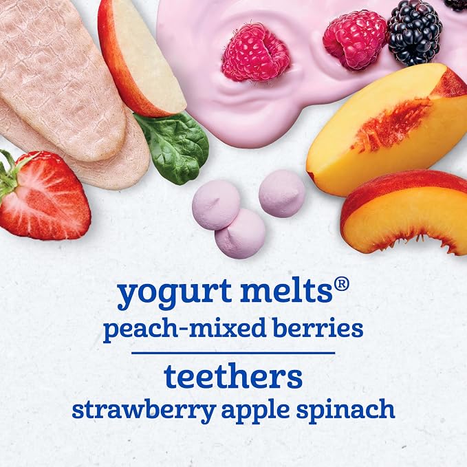 Gerber Stage 3 Baby Snacks Discovery Pack, Yogurt Melts, Teething Wafers - Image 5