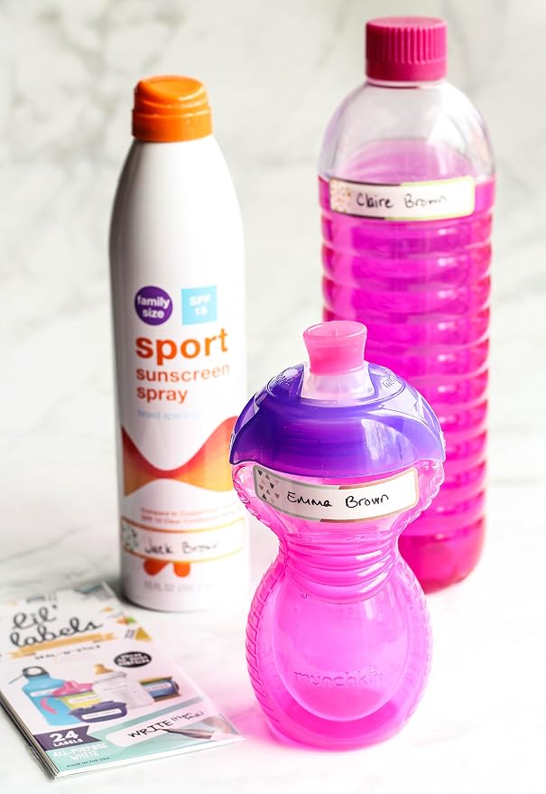 Removeable, Write-On Food Bottle Labels, Self-Laminating, Freezer Safe - Image 6