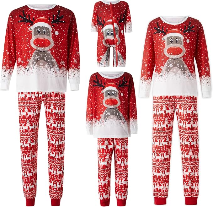 Awoscut Family Christmas Pajamas Matching Pajamas - Image 5