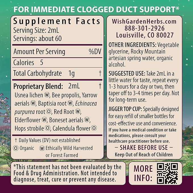 WishGarden Herbs Happy Ducts Lactation Support - Image 2