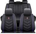Leather Car Seat Covers Fit for LR Range Rover 2022-2025, 5 Seater Waterproof by TENDER+GLOW