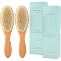 Natemia Soft Bristle Baby Hair Brush Set by Natemia