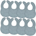 Comfy Cubs Muslin Bibs for Babies, Drool and Teething Bib, Adjustable Snaps by ComfyCubs