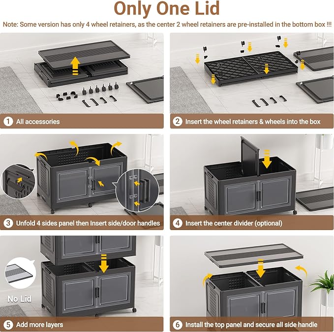 BROVIEW 800Qt Plastic Storage Bins - Image 8