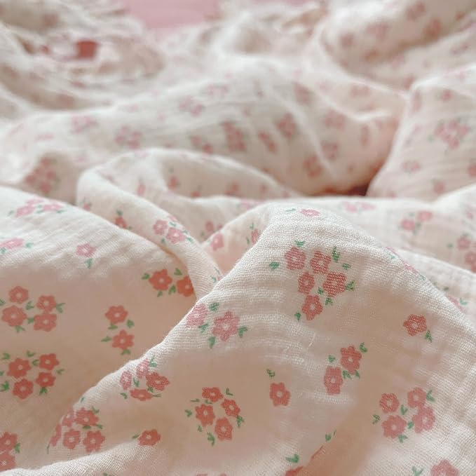 BuLuTu Cotton Muslin Kids Toddler Pillowcase Standard Size, Shabby Chic Galsang - Image 3