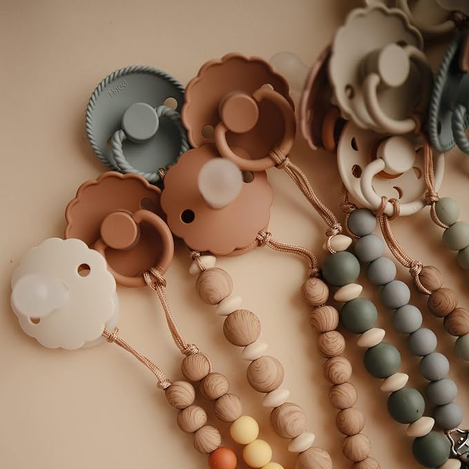 mushie 100% Silicone Baby Pacifier Clip BPA Free | Eva - Image 6