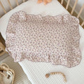 BuLuTu Purple Floral Muslin Cotton Toddler Pillowcases by BuLuTu