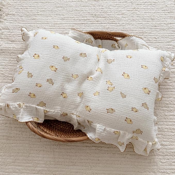BuLuTu Cute Toddler Pillow Cases Cotton Muslin Toddler Pillowcase 1 PC - Image 7
