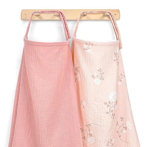 2 Pack Muslin Cotton Nursing Cover by Haleeone
