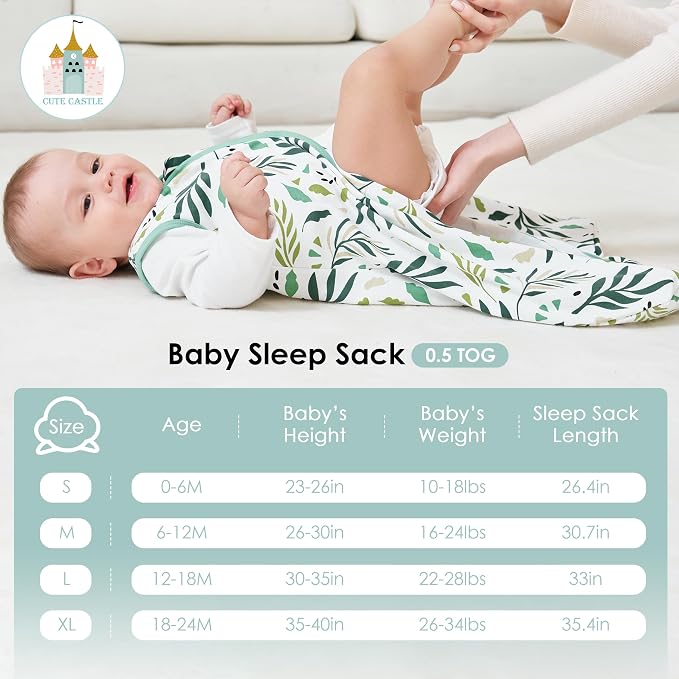Cute Castle Baby Sleep Sack 0-6 Months - Image 4