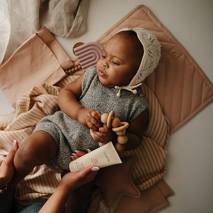mushie Muslin Baby Swaddle Blanket | 100% Organic Cotton - Image 5