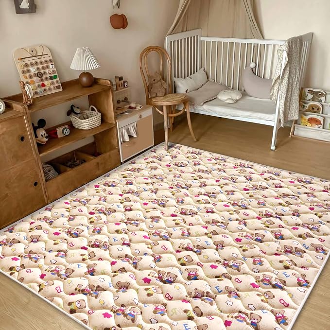 Baby Play Mat - 79" X 63", Premium Thicker Foam One-Piece Crawling Mat - Image 6