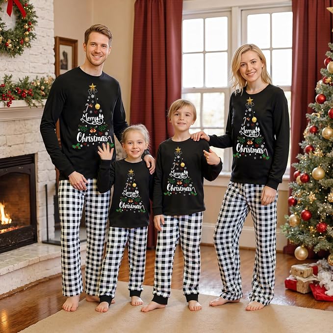 Awoscut Family Christmas Pajamas Matching Pajamas - Image 2