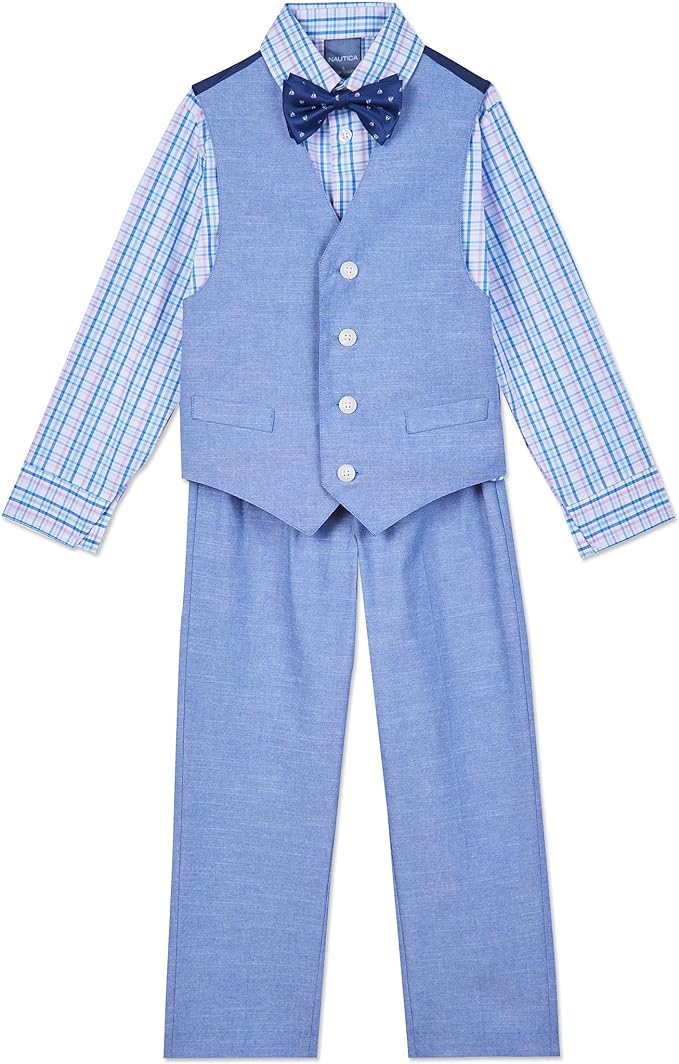 Nautica Boys' 4-Piece Formal Suit Set by Nautica