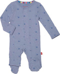 Magnetic Me Boys Modal Magnetic Baby Footie Pajamas | Silky Soft Modal Fabric | by magneticme
