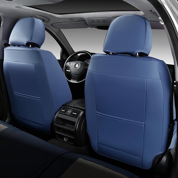 FLORICH Seat Covers for Cars, Seat Covers Full Set 5 Seats, Waterproof Leather - Image 3