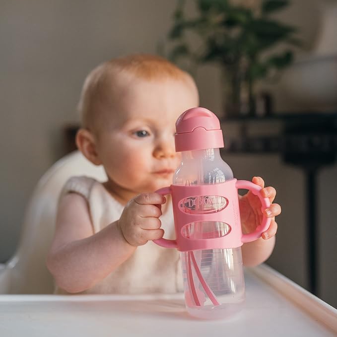 Dr. Brown's Milestones Narrow Sippy Straw Bottle, Spill-Proof - Image 4